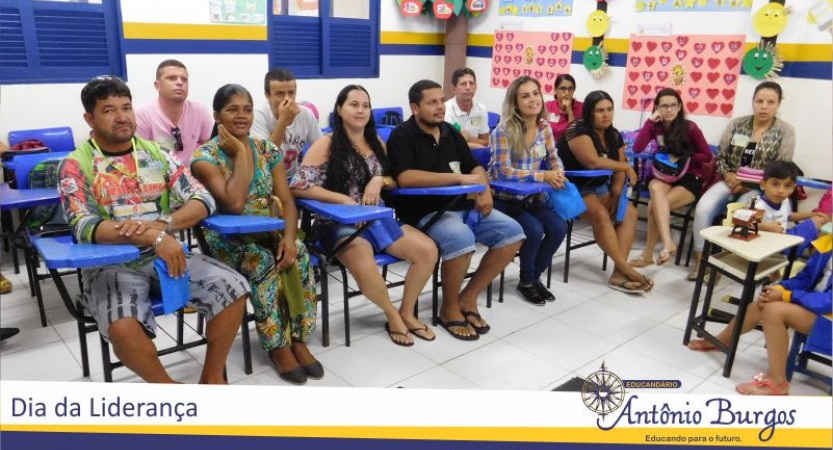 Ação de Liderança agita semana no Educandário Antônio Burgos Pais e familiares visitaram a escola para vivenciarem com os alunos um momento de sinergia e aprendizagens em um dia repleto de