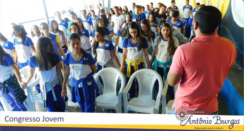 EDUCANDÁRIO ANTÔNIO BURGOS REALIZOU EDIÇÃO 2017 DO CONGRESSO JOVEM O evento organizado por a equipe pedagógica aconteceu no Espaço Conviver nesta quarta e quinta-feira, 20 e 21 de setembro respectivamente, e